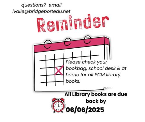 return library books  reminder